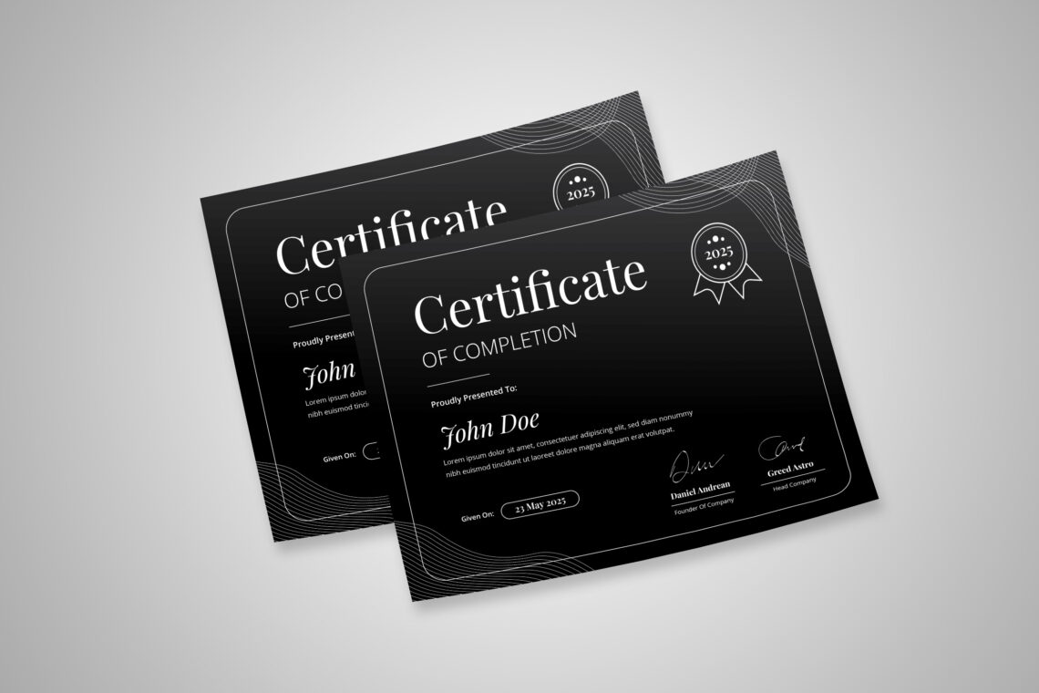 Preview Certificate A 22