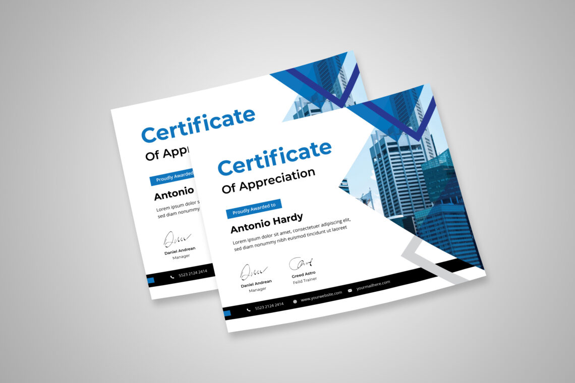 Preview Certificate A 23