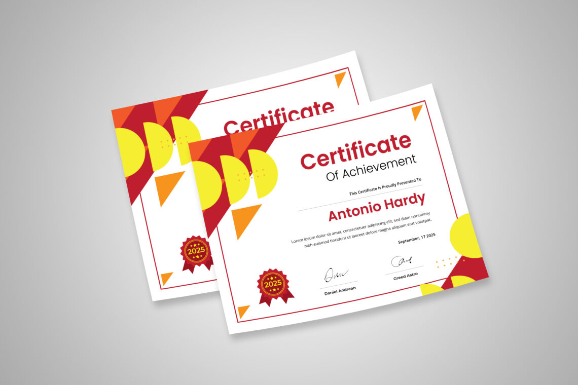 Preview Certificate A 6