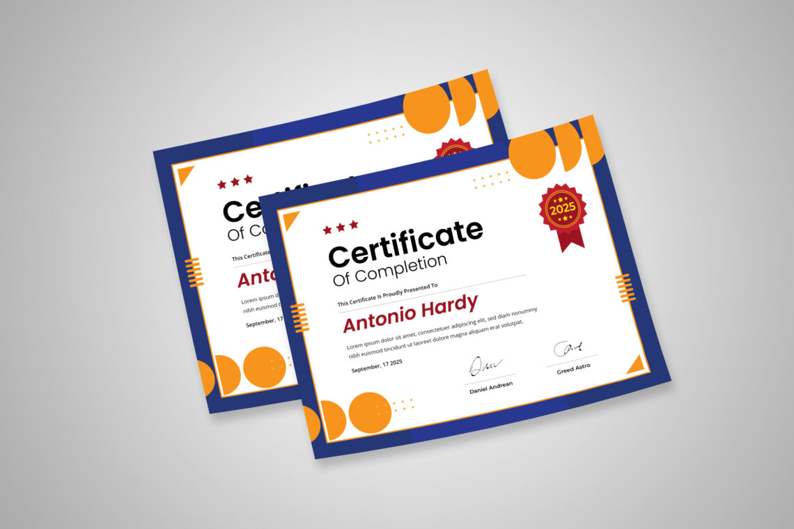 Preview Certificate A 9