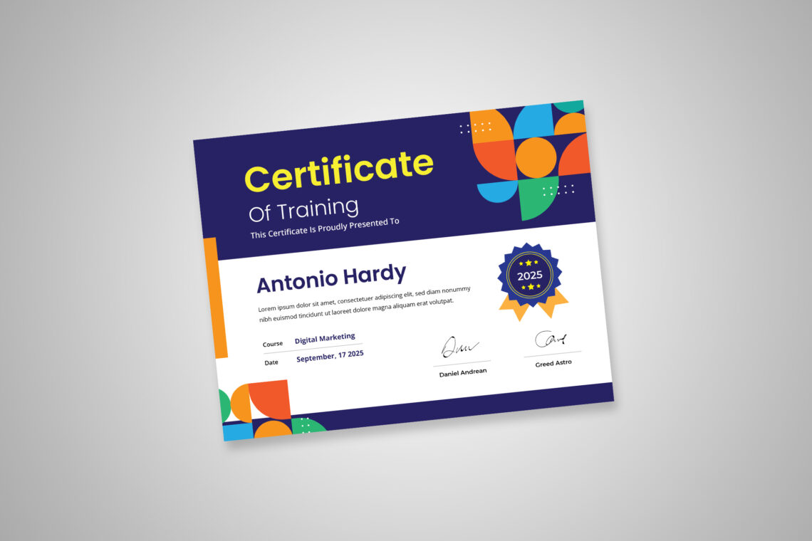 Preview Certificate B 10