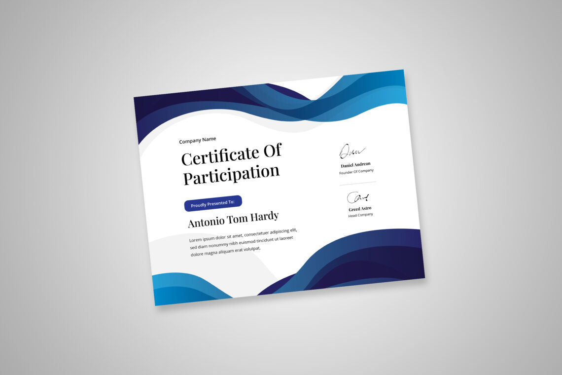 Preview Certificate B 13