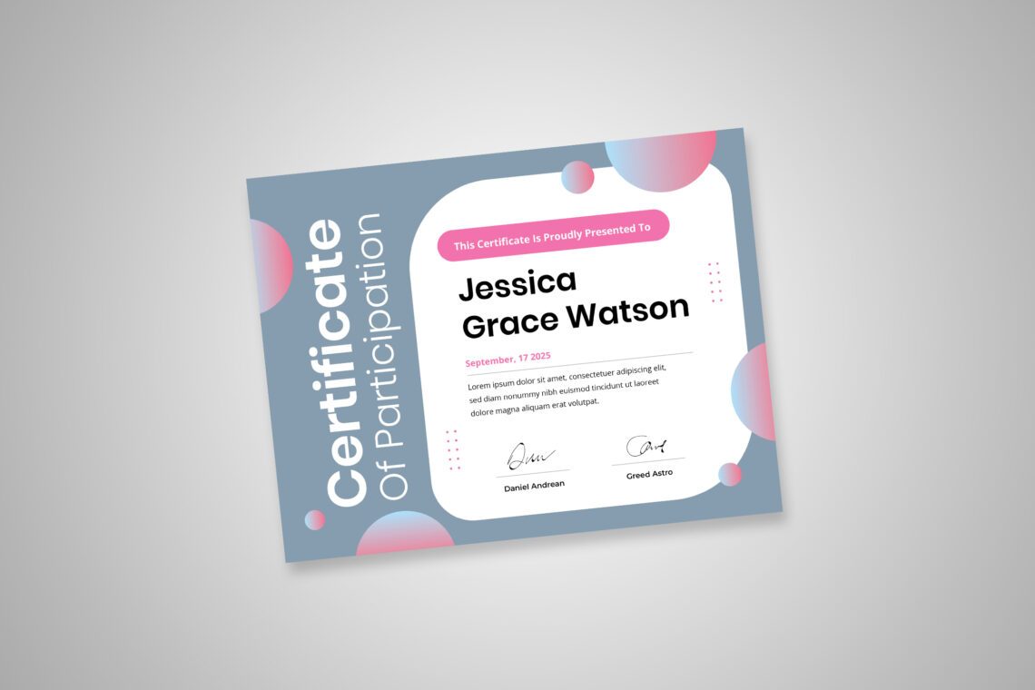 Preview Certificate B 15