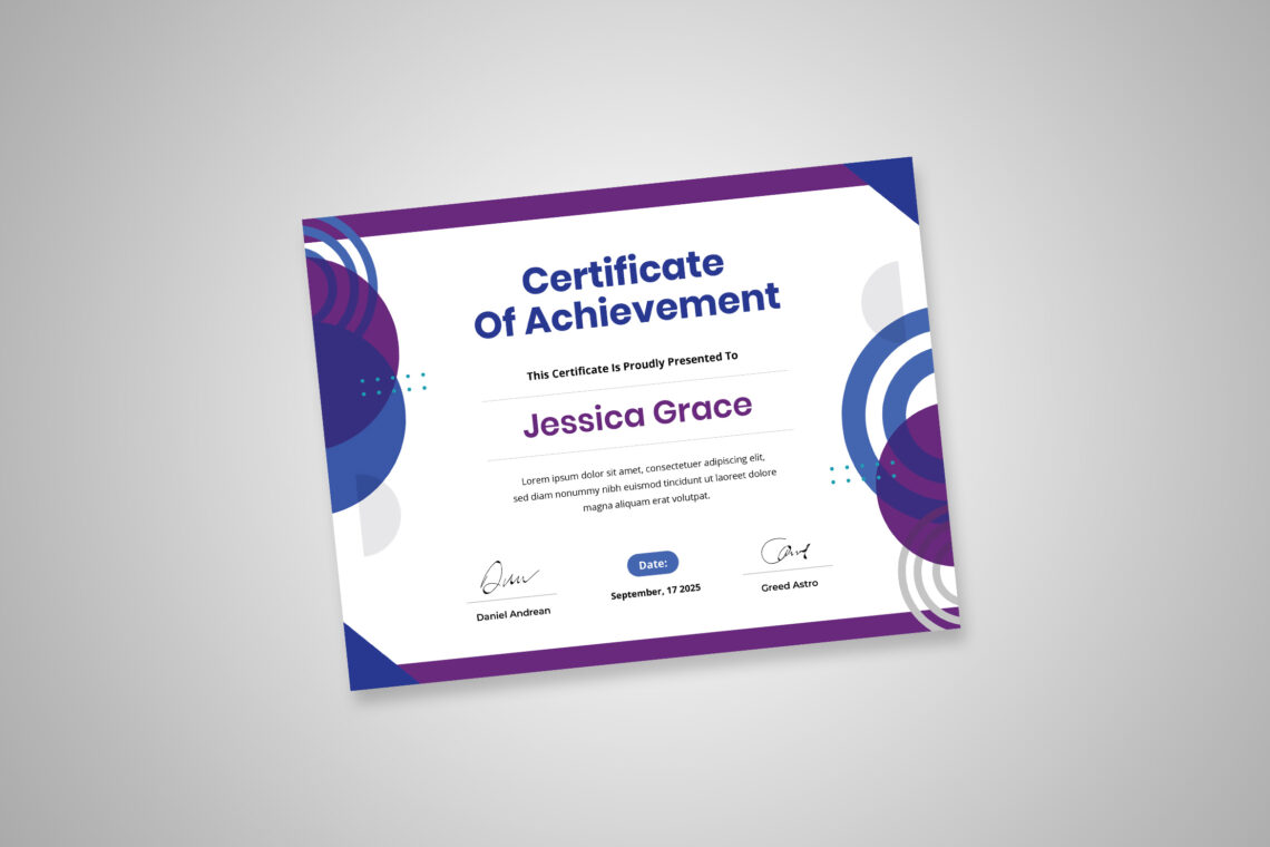 Preview Certificate B 17