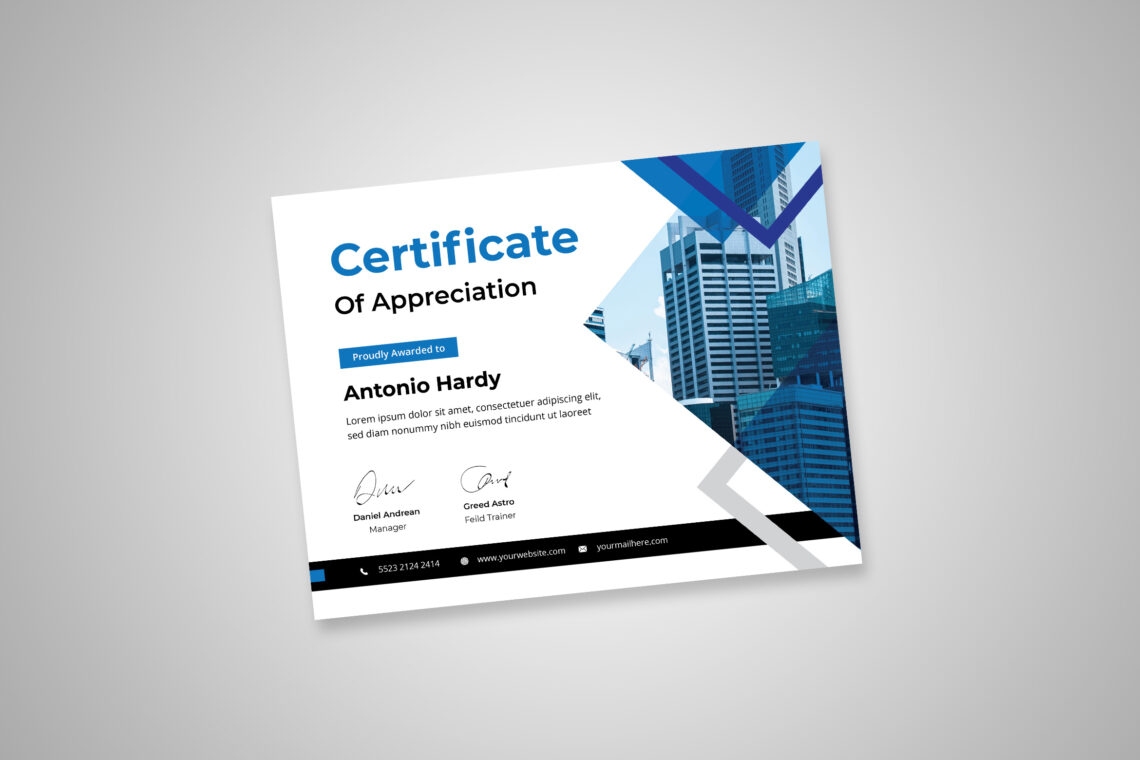 Preview Certificate B 22