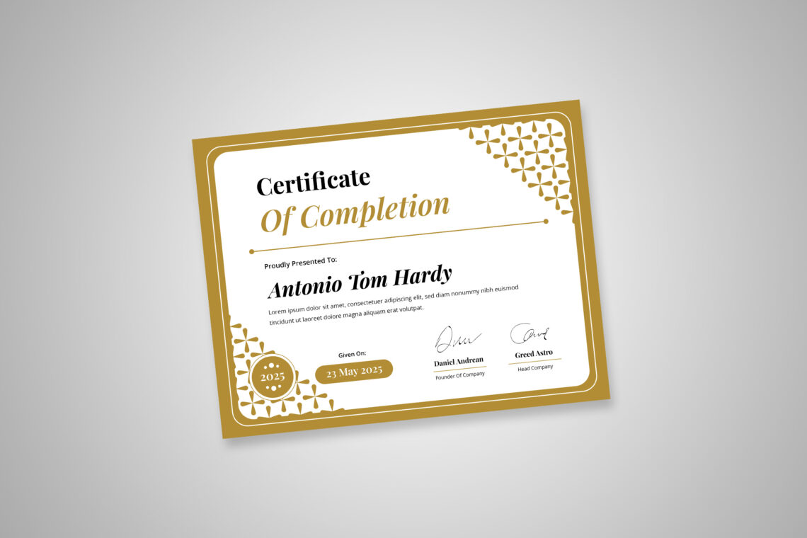 Preview Certificate B 3