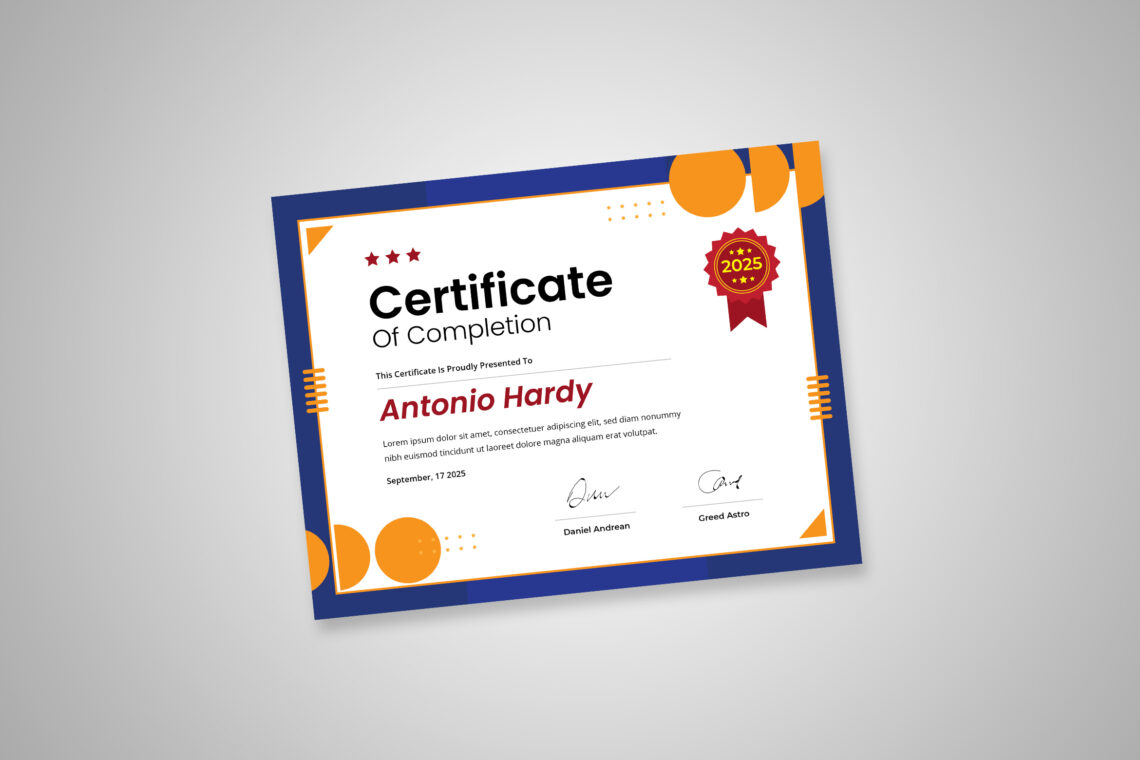 Preview Certificate B 9