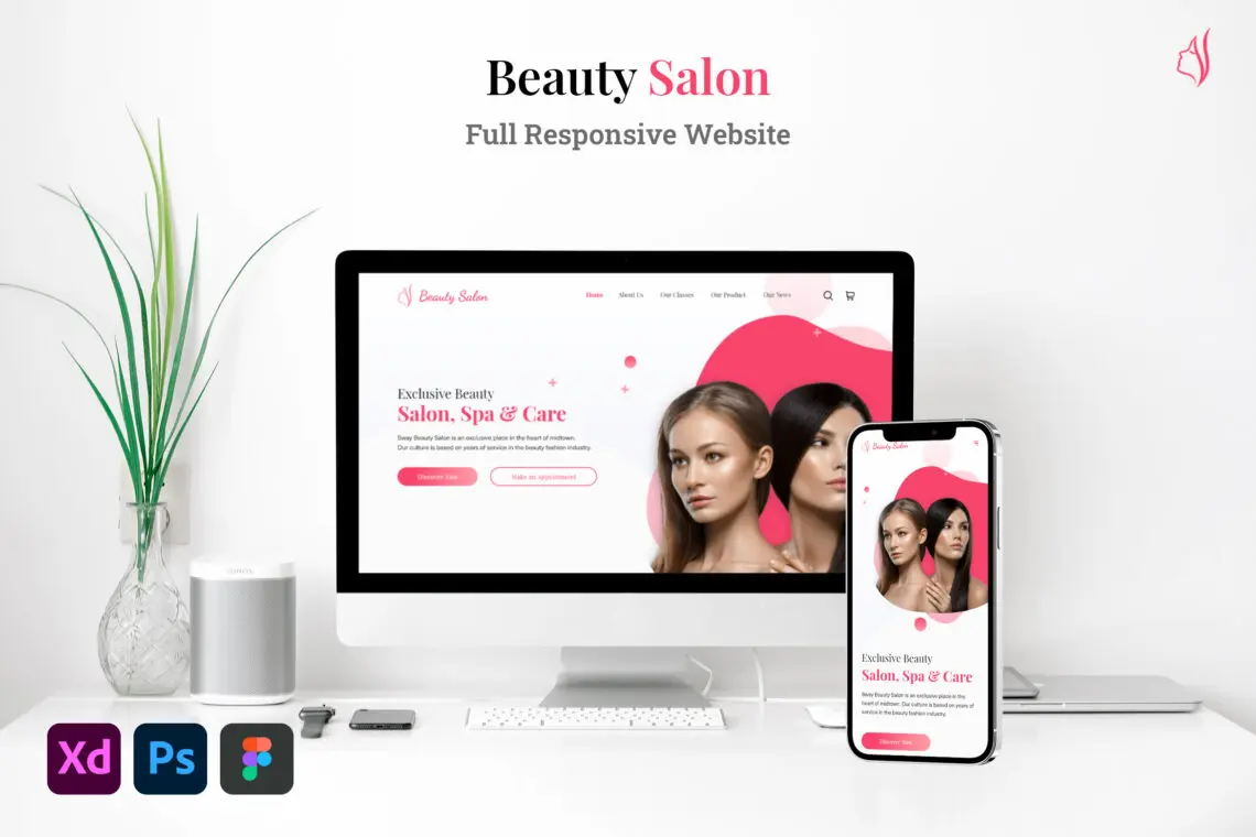 Beauty Salon Web Landing Page