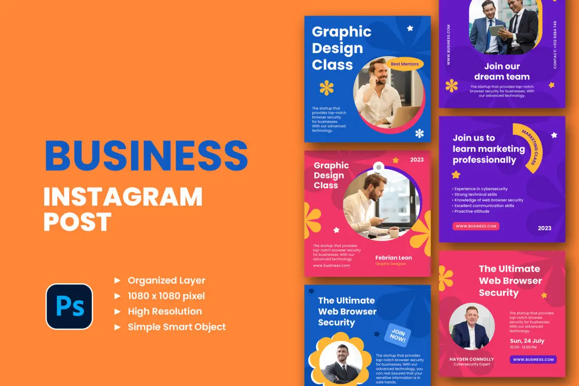 Business Class Instagram Post