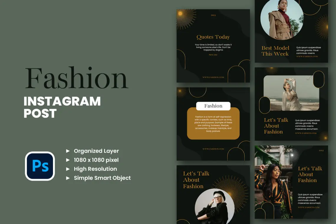 Elegant Fashion Instagram Post