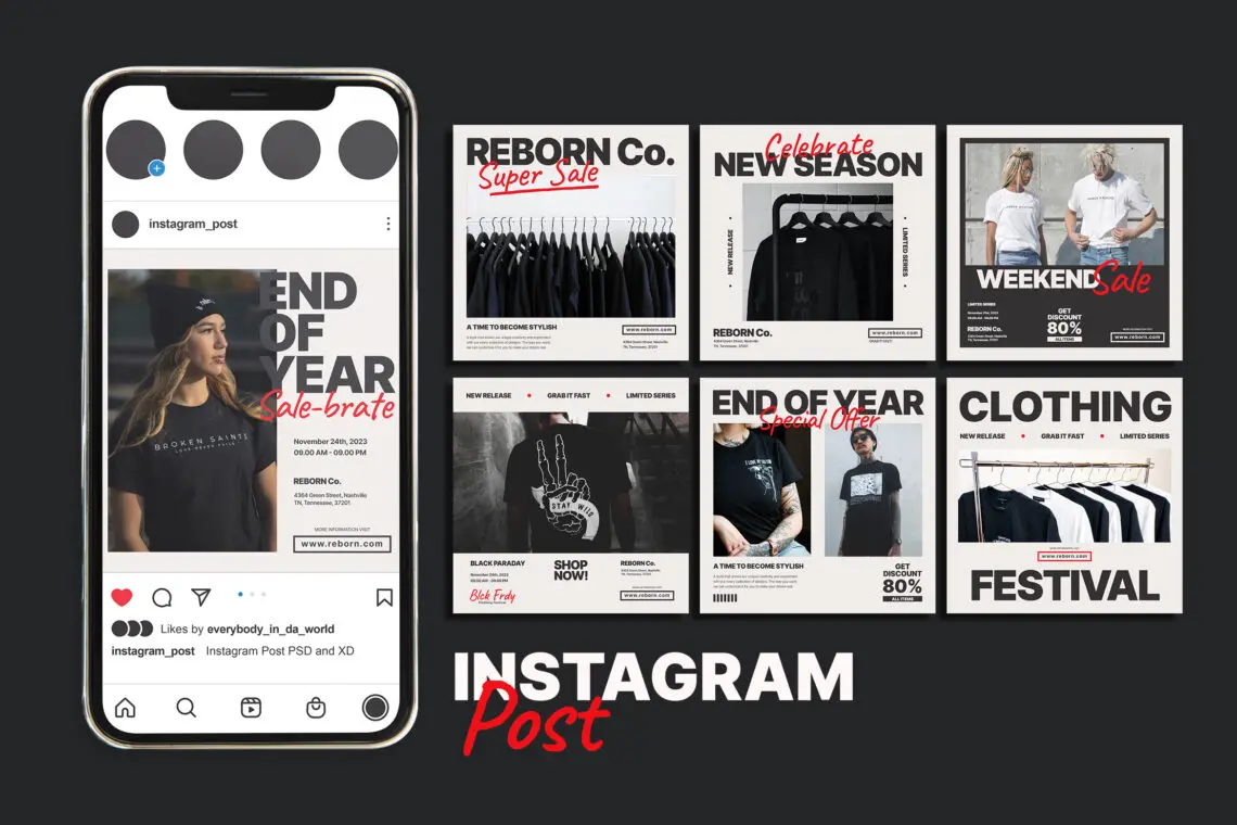 End Year Sale Instagram Post