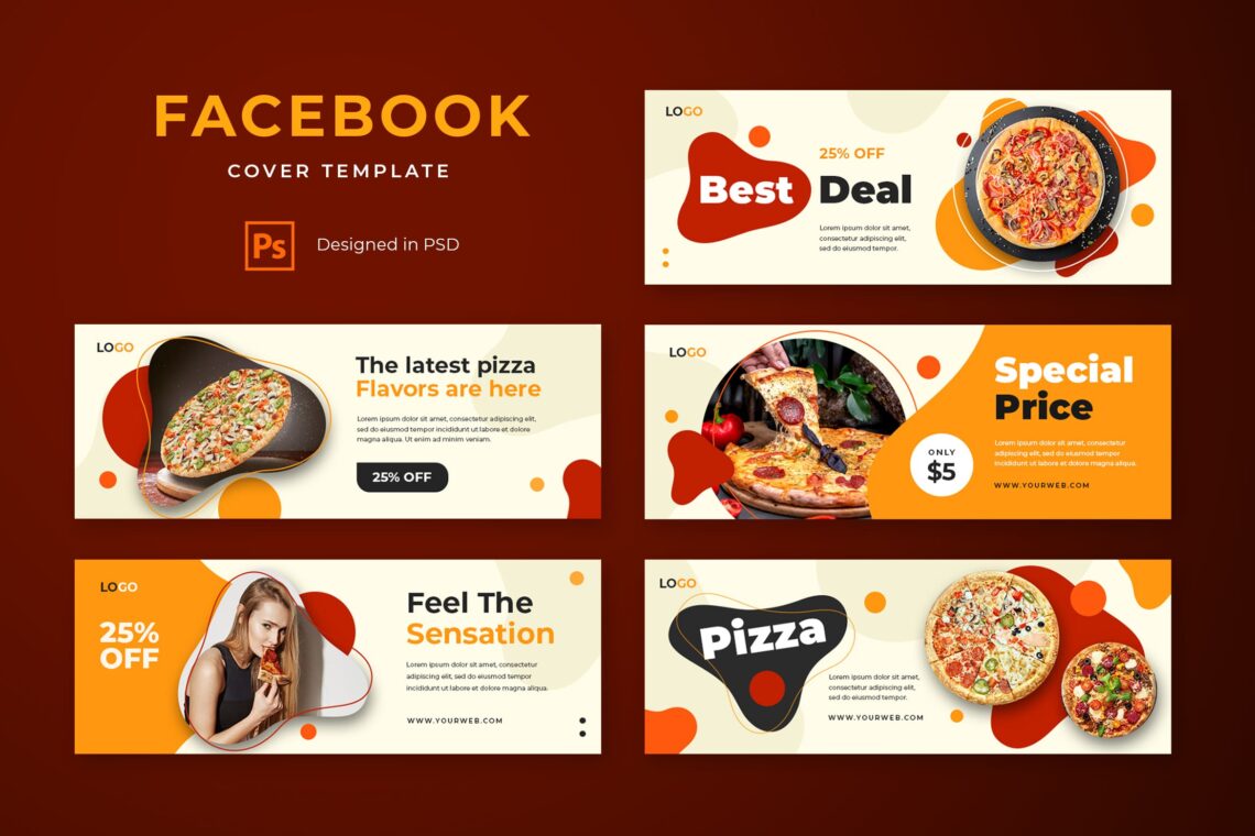 Facebook Cover – Pizza Restaurant