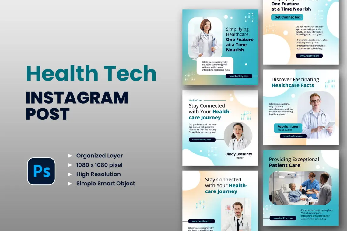 Health Care Tech Instagram Post