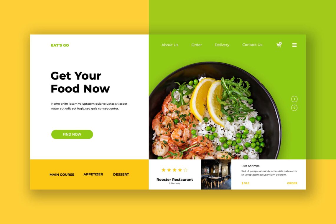 Hero Header – Food Restaurant