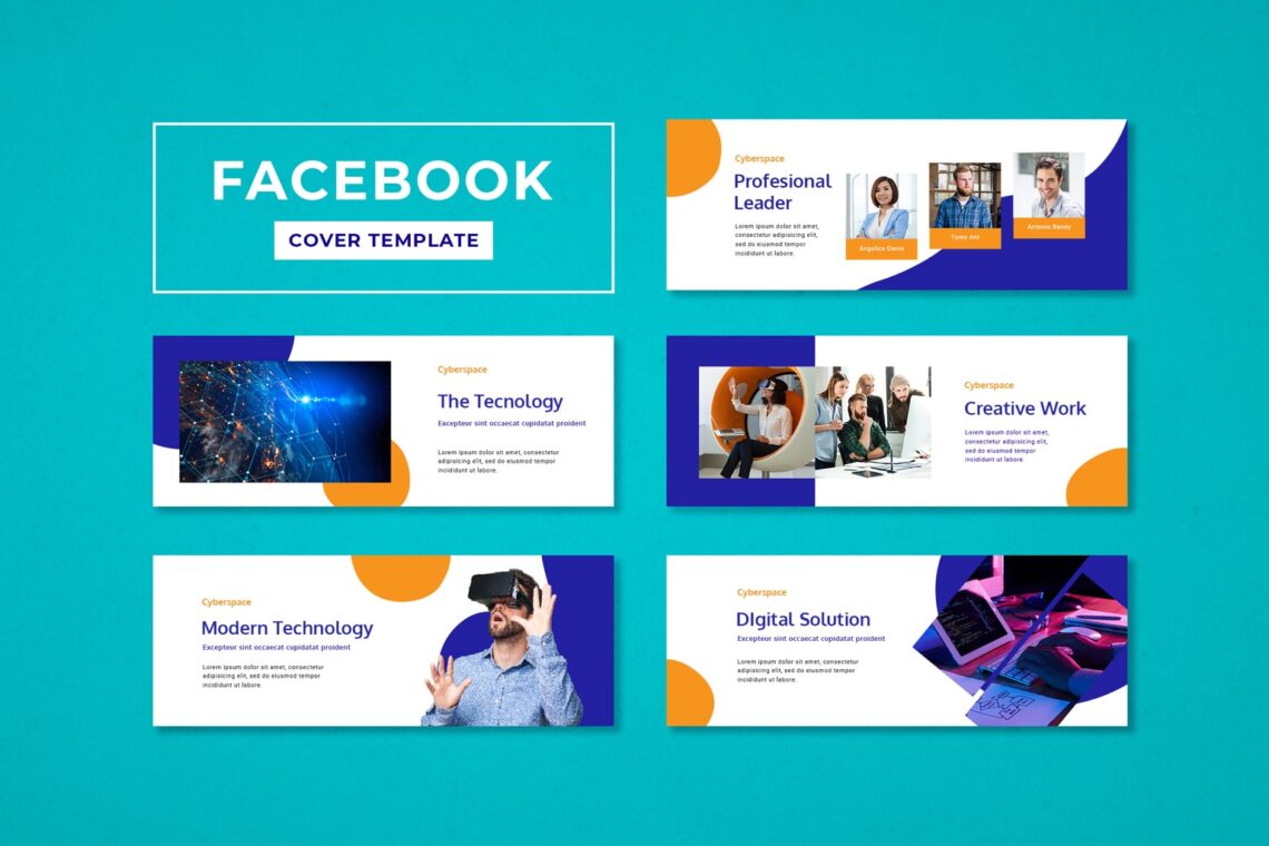 Modern Technology Solution Facebook Cover