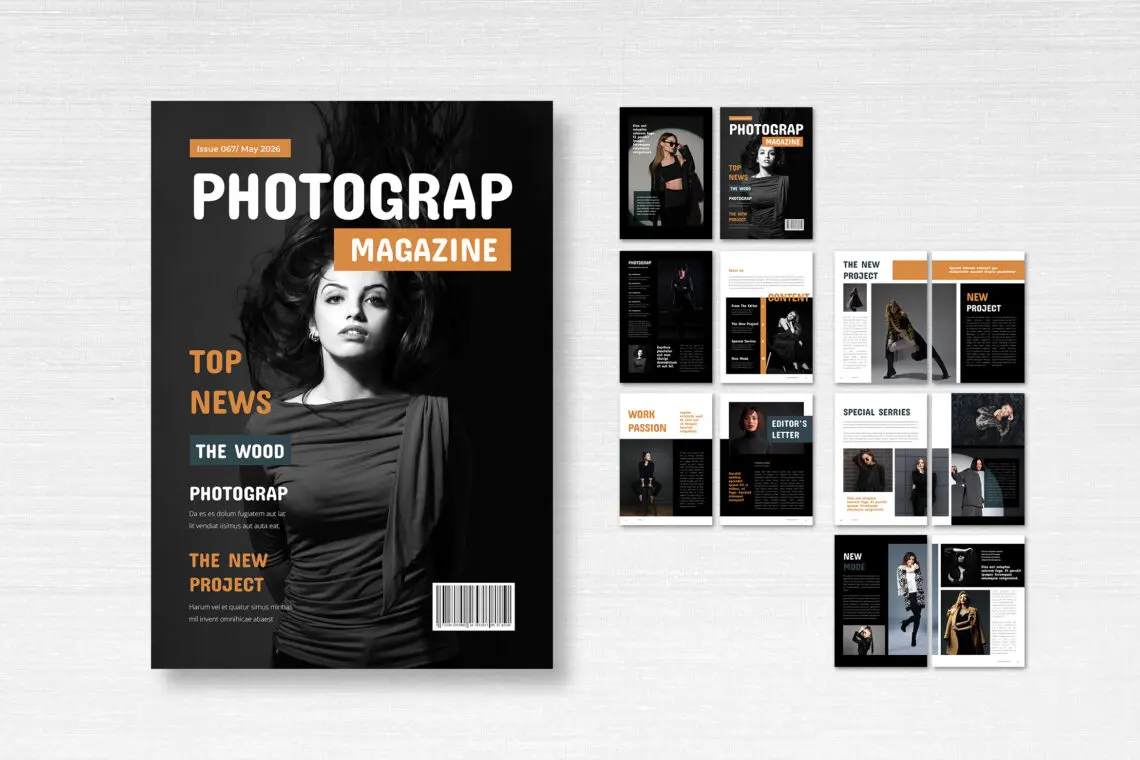 Photography Magazine Template