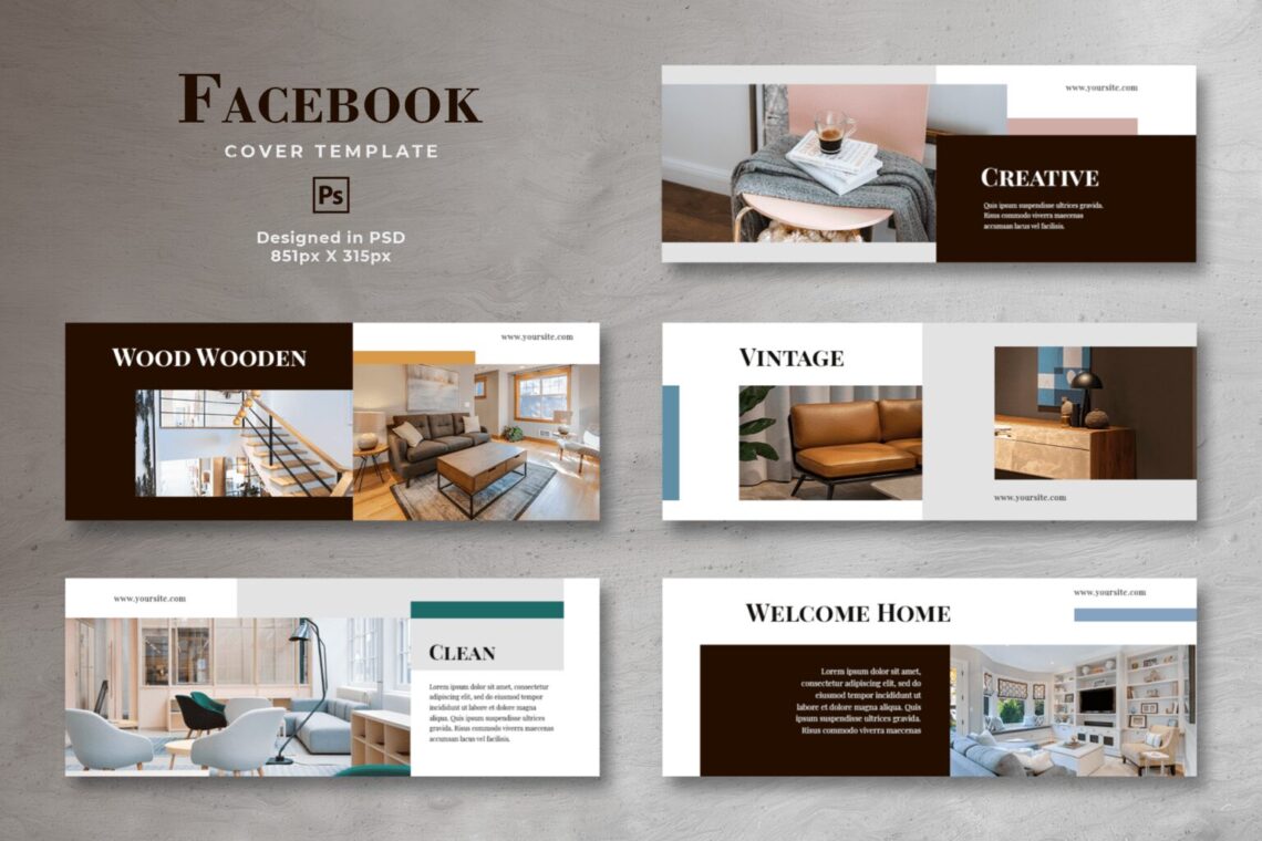 Vintage Home Decoration Facebook Cover