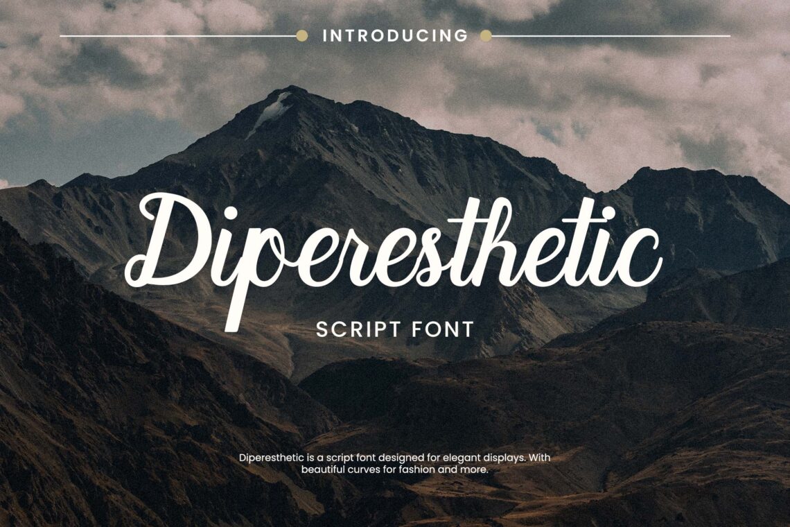 Disperesthetic Script Font