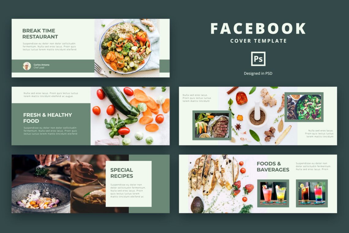 Facebook Cover – Break Time Restaurant
