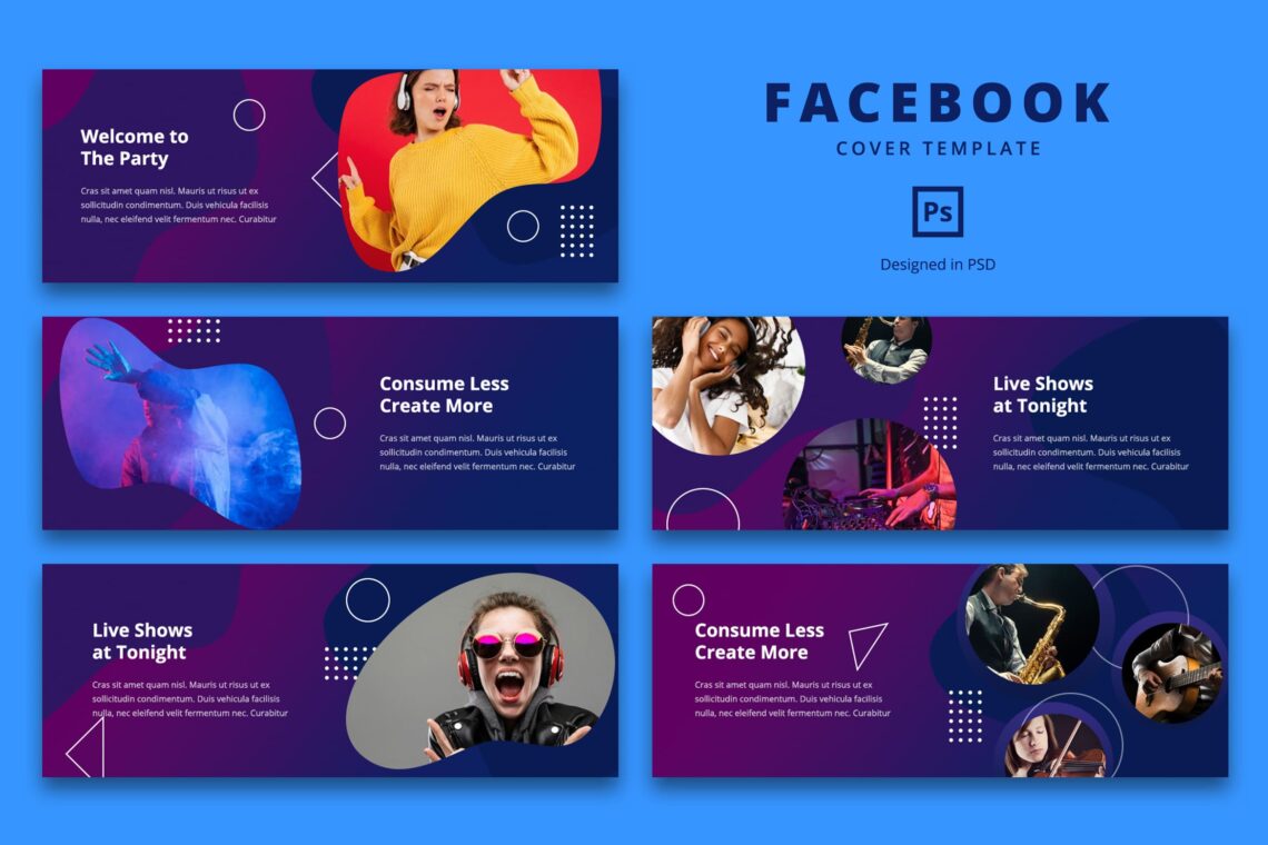 Facebook Cover – Music Party