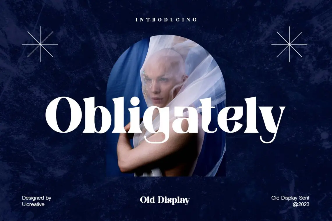 Obligately Old Display Serif Font