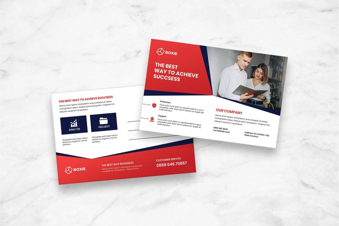 Postcard – Corporate Project Support