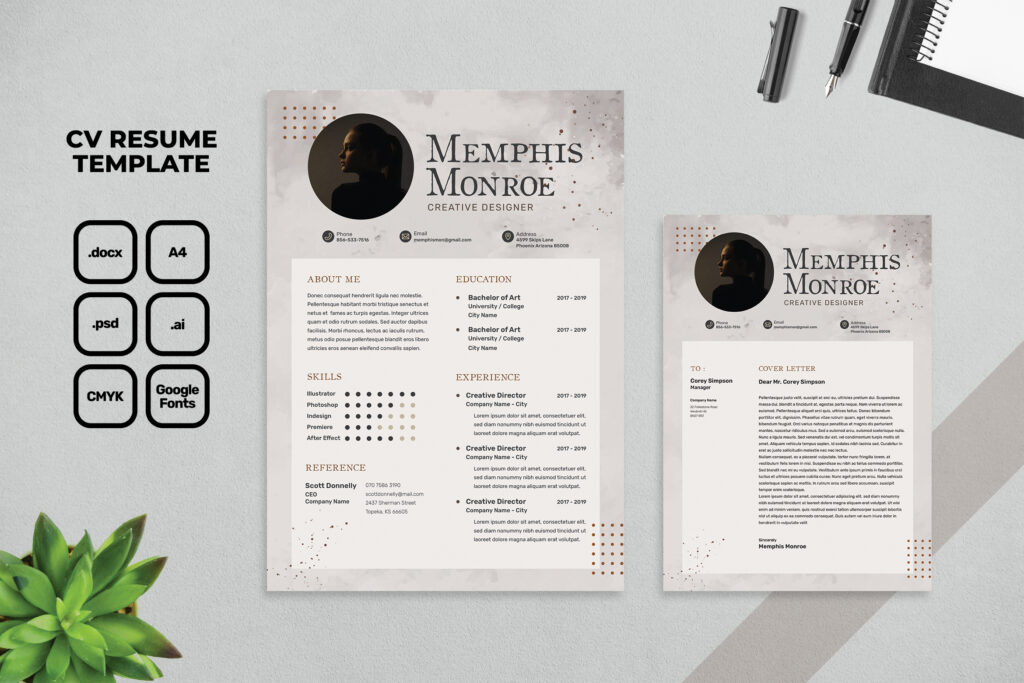 Pure Classic Theme Resume Template