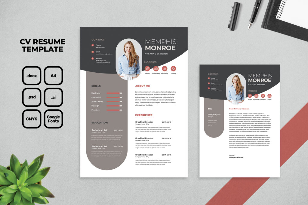 Pure Simple Design Resume Template