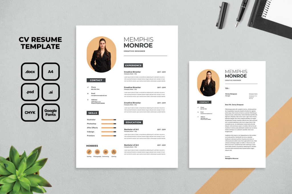 Simple Bright Theme - Best Resume Template 2025