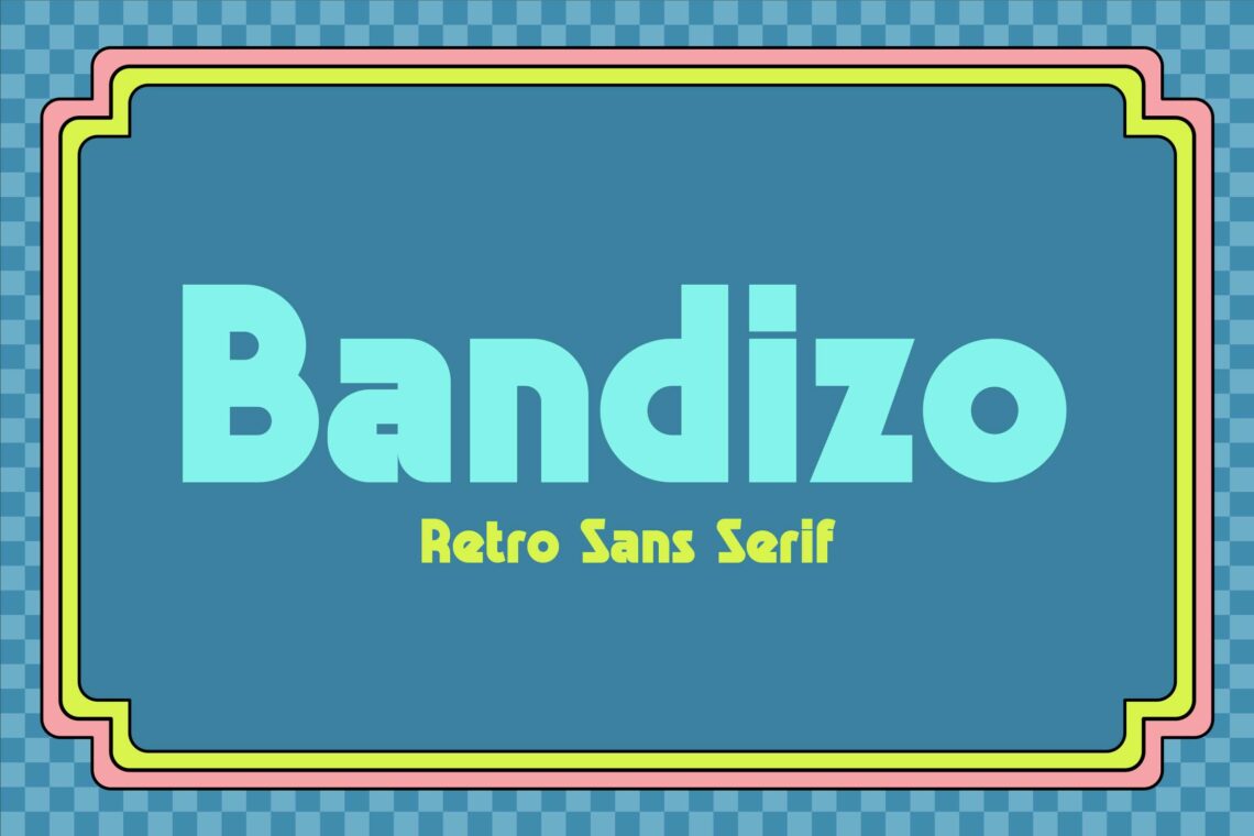Bandizo Retro Sans Serif Family - Serif Logo Fonts