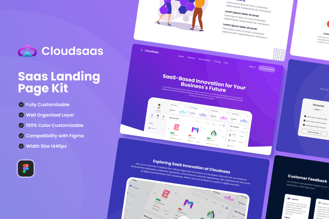 Innovation Business Web Landing Page