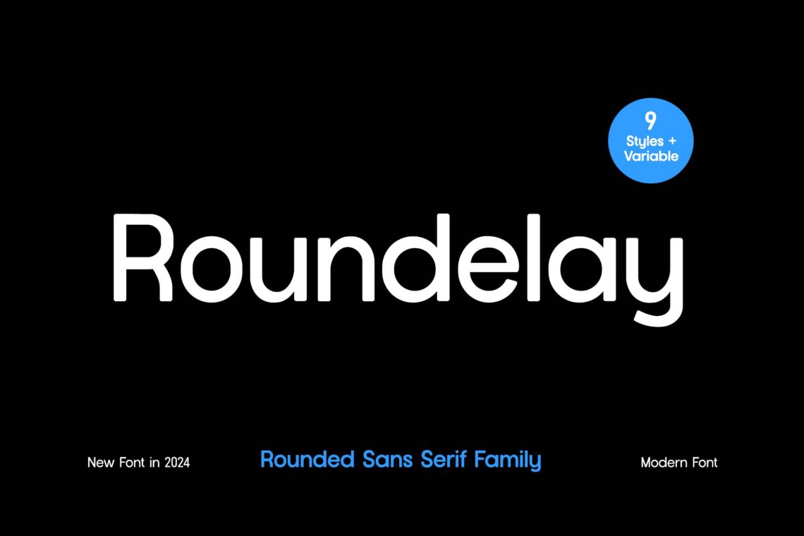 Roundelay Rounded Sans Serif Family Font