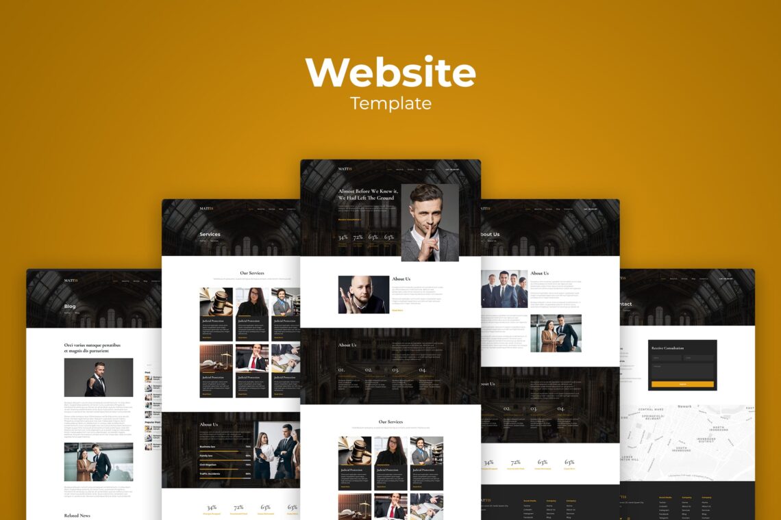 Website Template – Business Development
