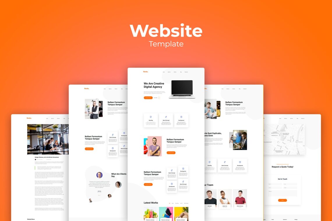Website Template – Creative Digital Business
