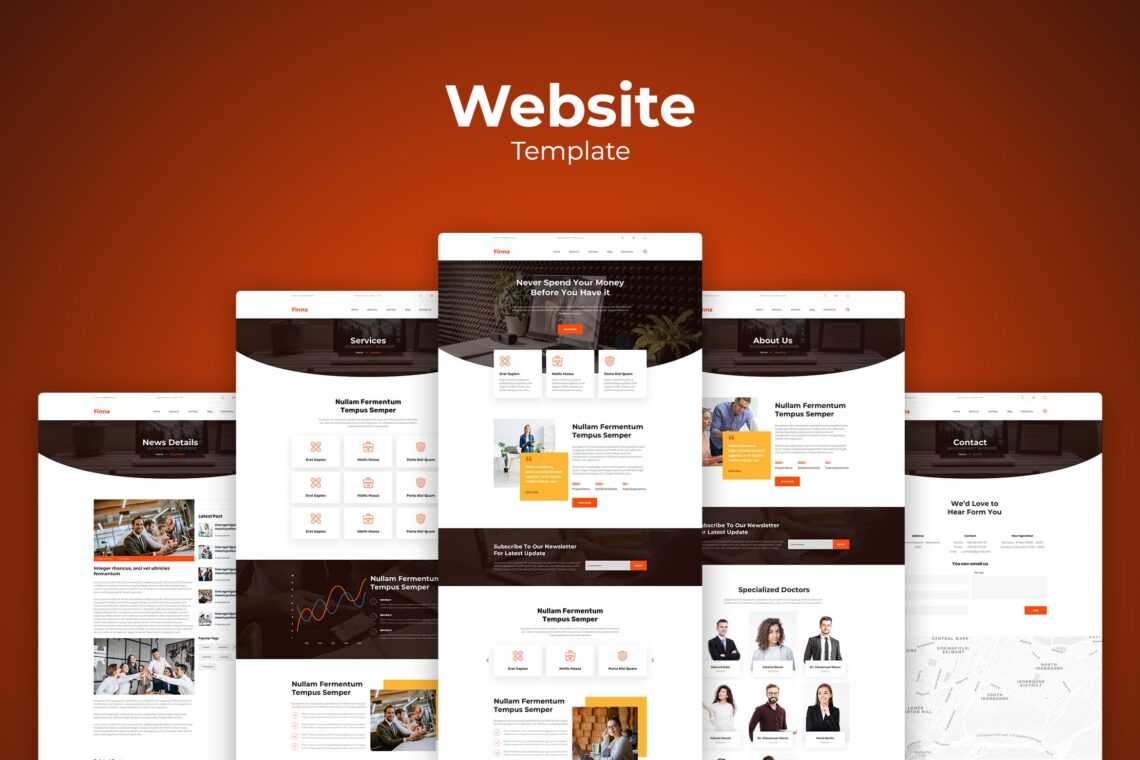 Website Template – Economy Agency
