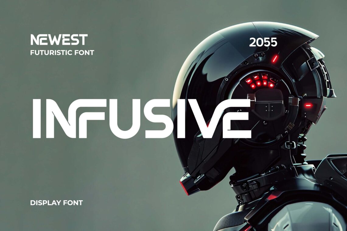 nfusive Newest Futuristic Display Font