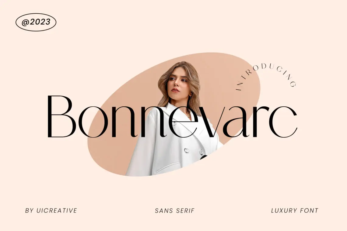 Bonnevarc Luxury Sans Serif Font