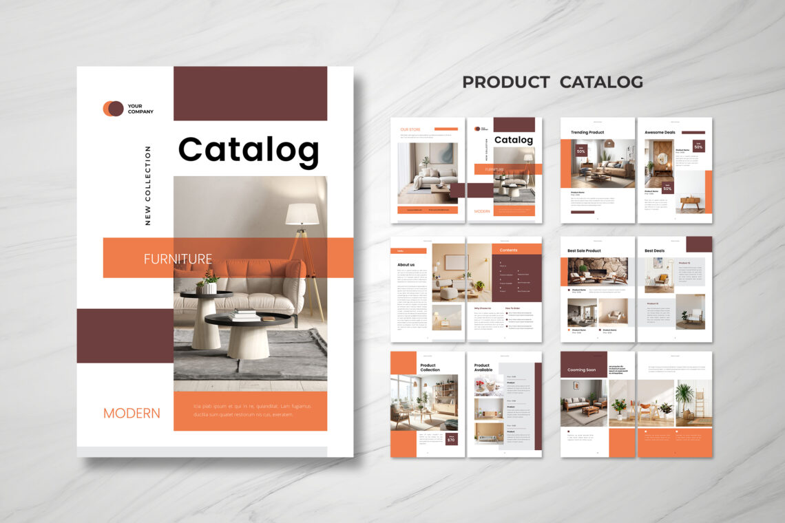 Brown Modern Sofa Product Catalog