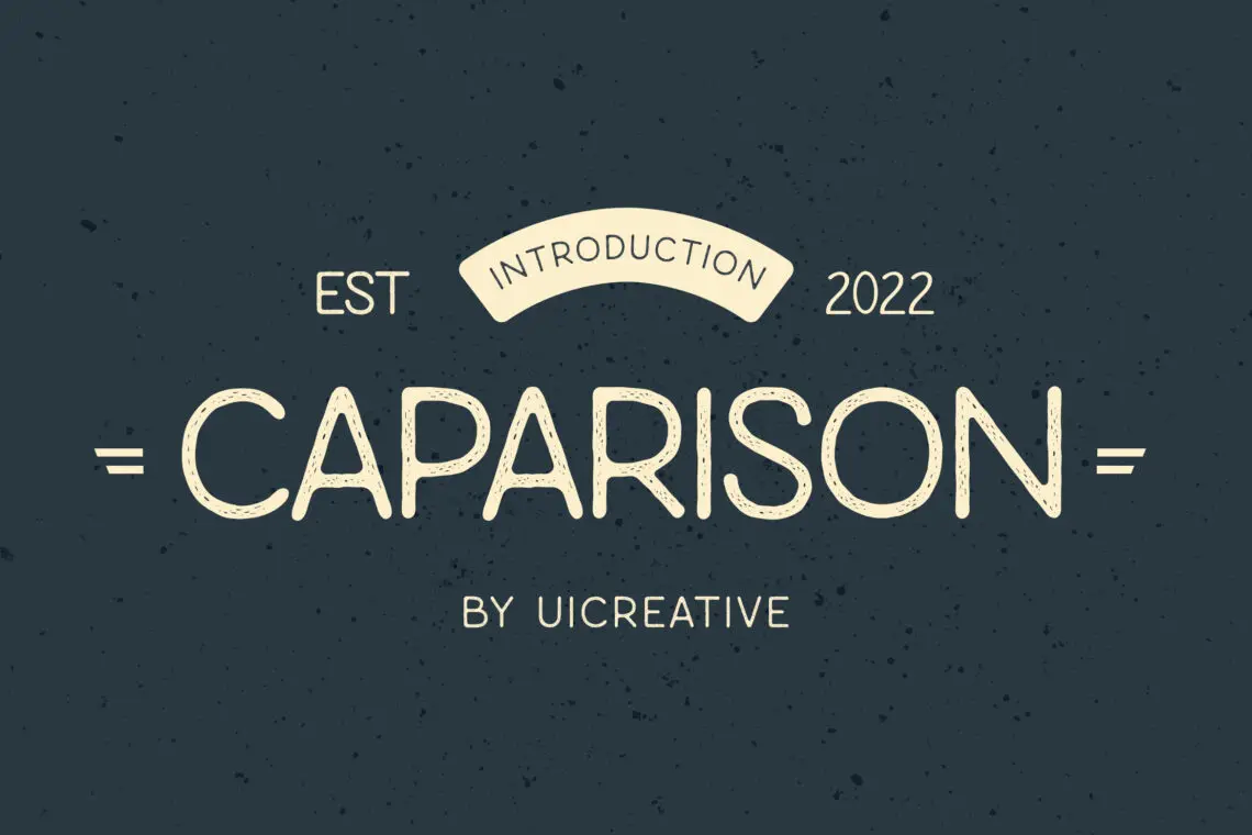 Caparison Vintage Typeface Font