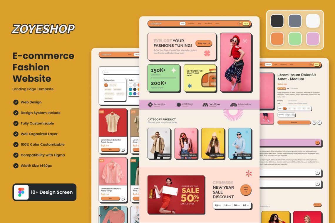 Fashion eCommerce Website Template