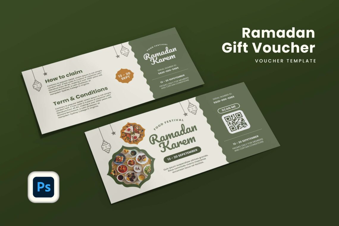 Food Festival Ramadhan Gift Card Voucher