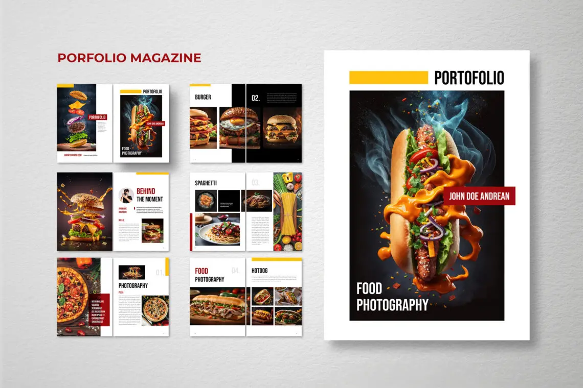 Food Photography Portfolio Magazine