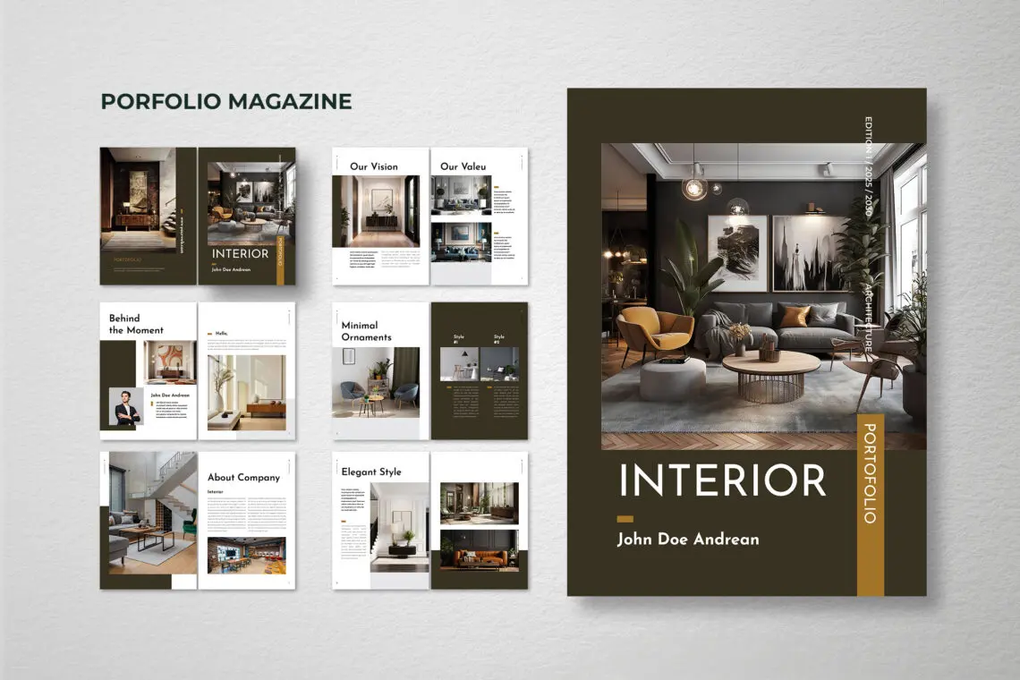 Interior Design Portfolio Magazine