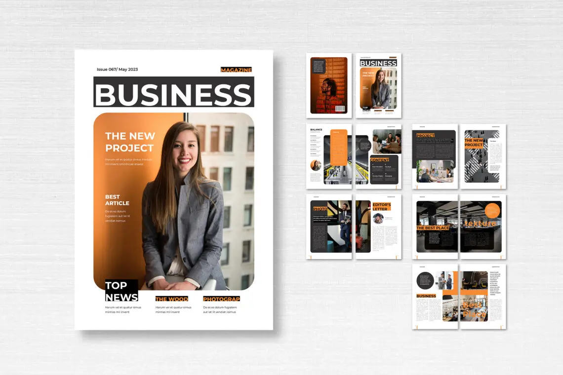 Magazine Template – Business Article