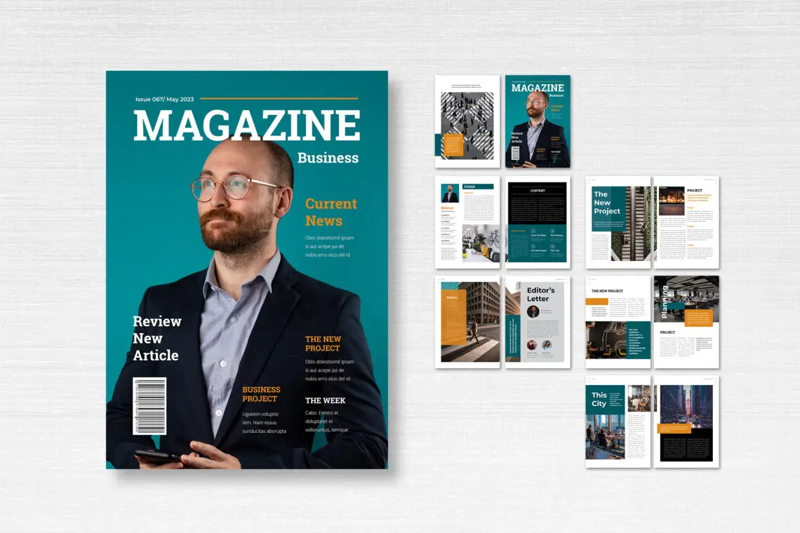 Magazine Template – Business