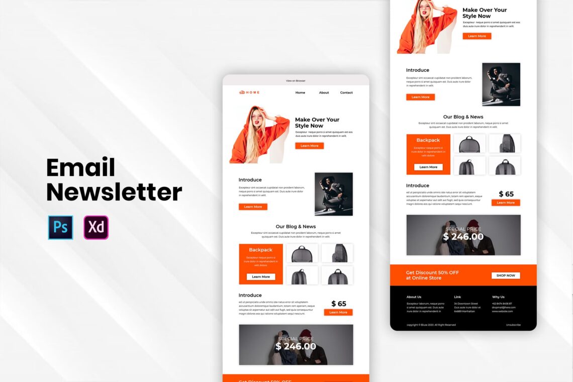 Modern Fashion – Email Newsletter