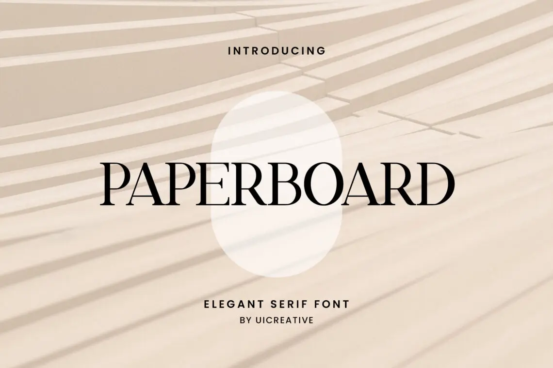 Paperboard Elegant Serif Font