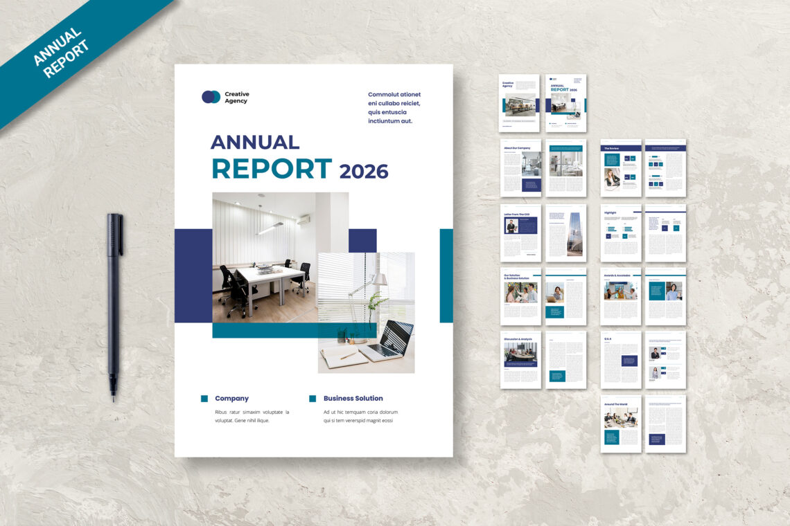 Purple Green Elegant Company Annual Report