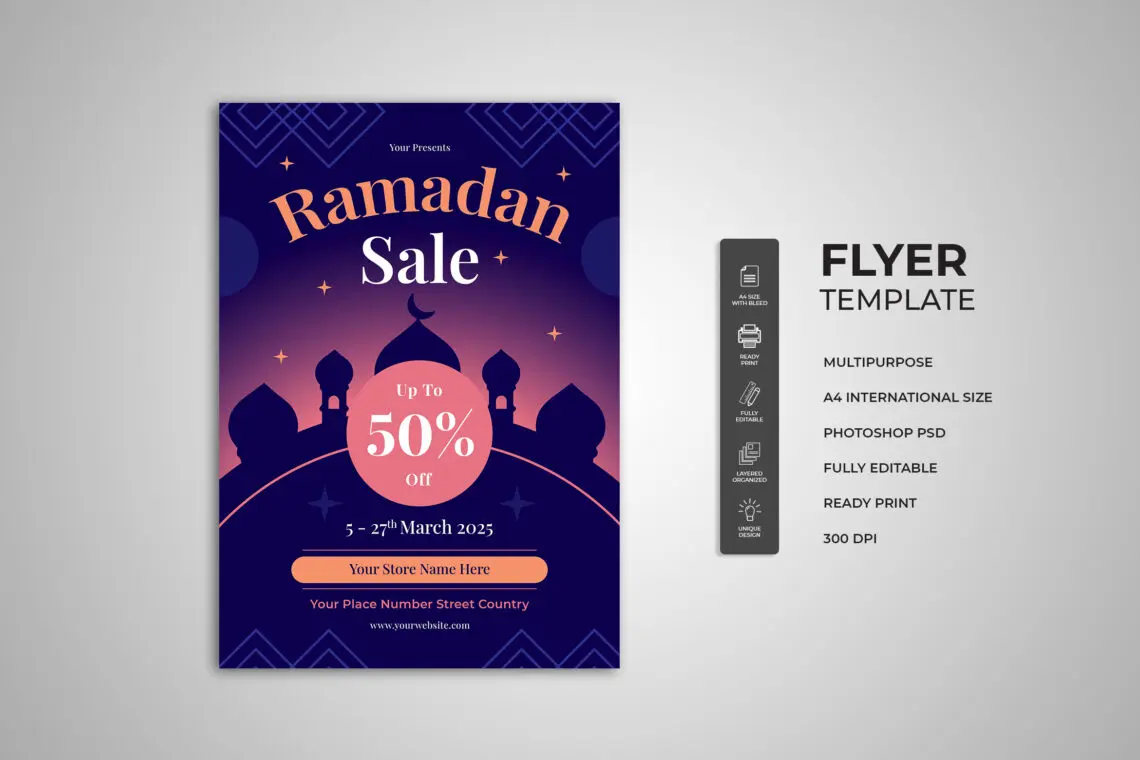 Ramadhan Sale Off Flyer