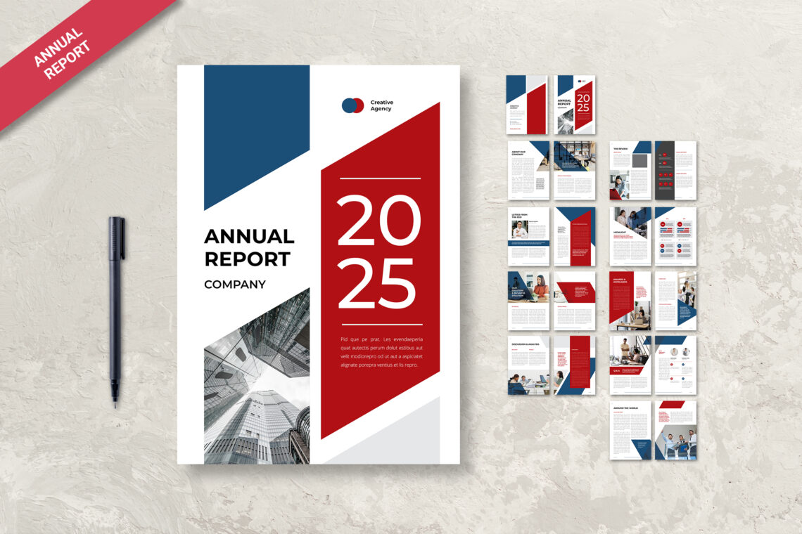 Red White Modern Company Annual Report